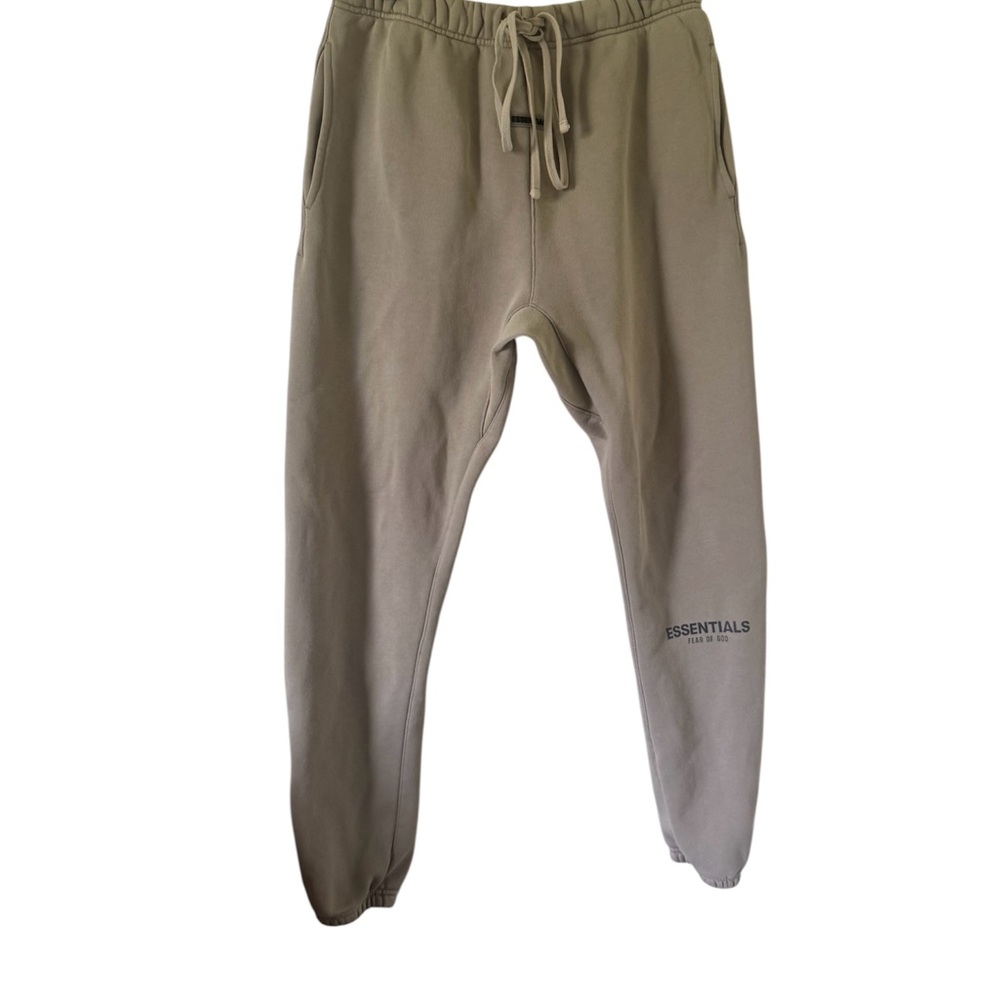 Essentials Men's Beige Jogger Pants